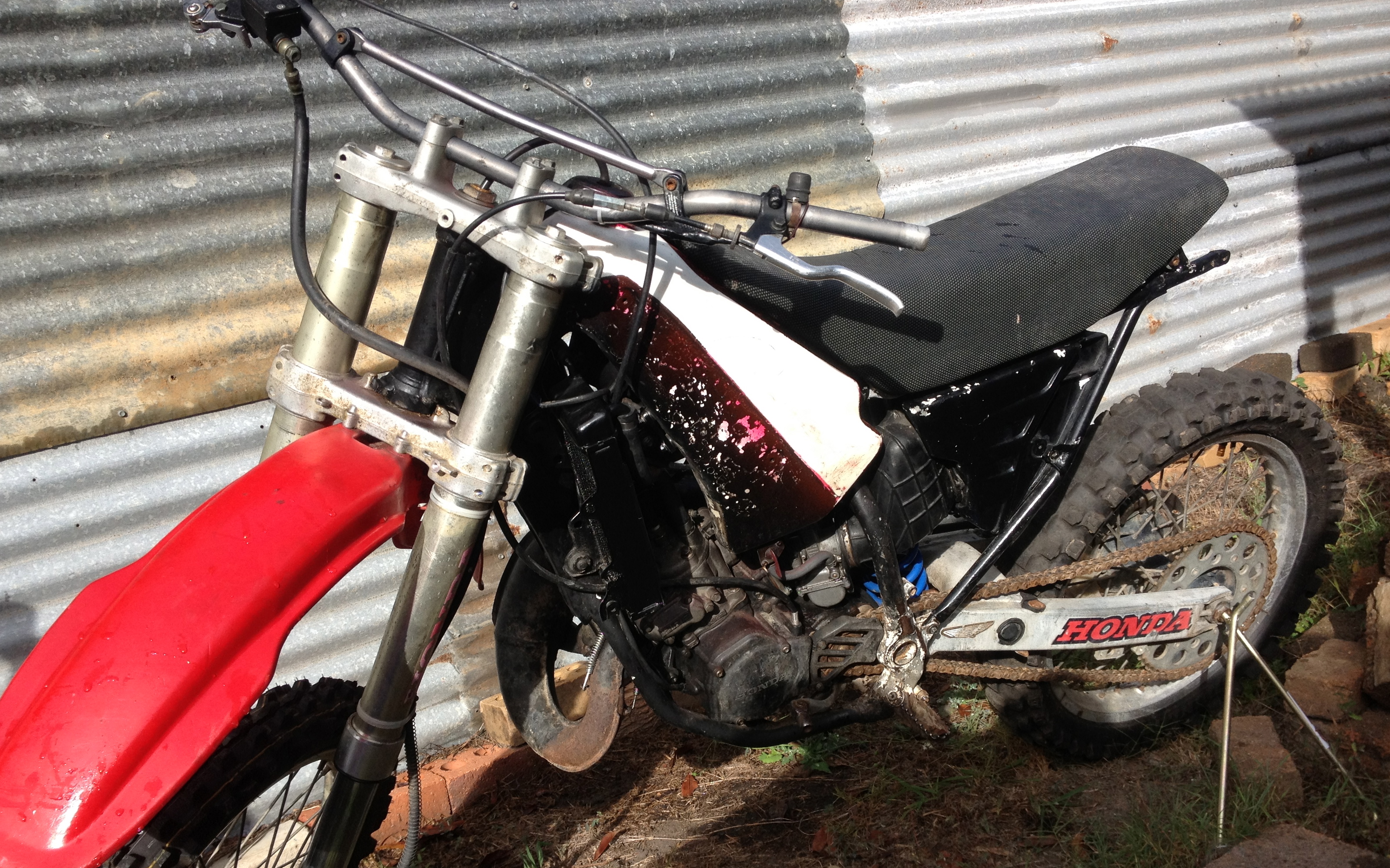 1995 Honda cr125r motorcycle