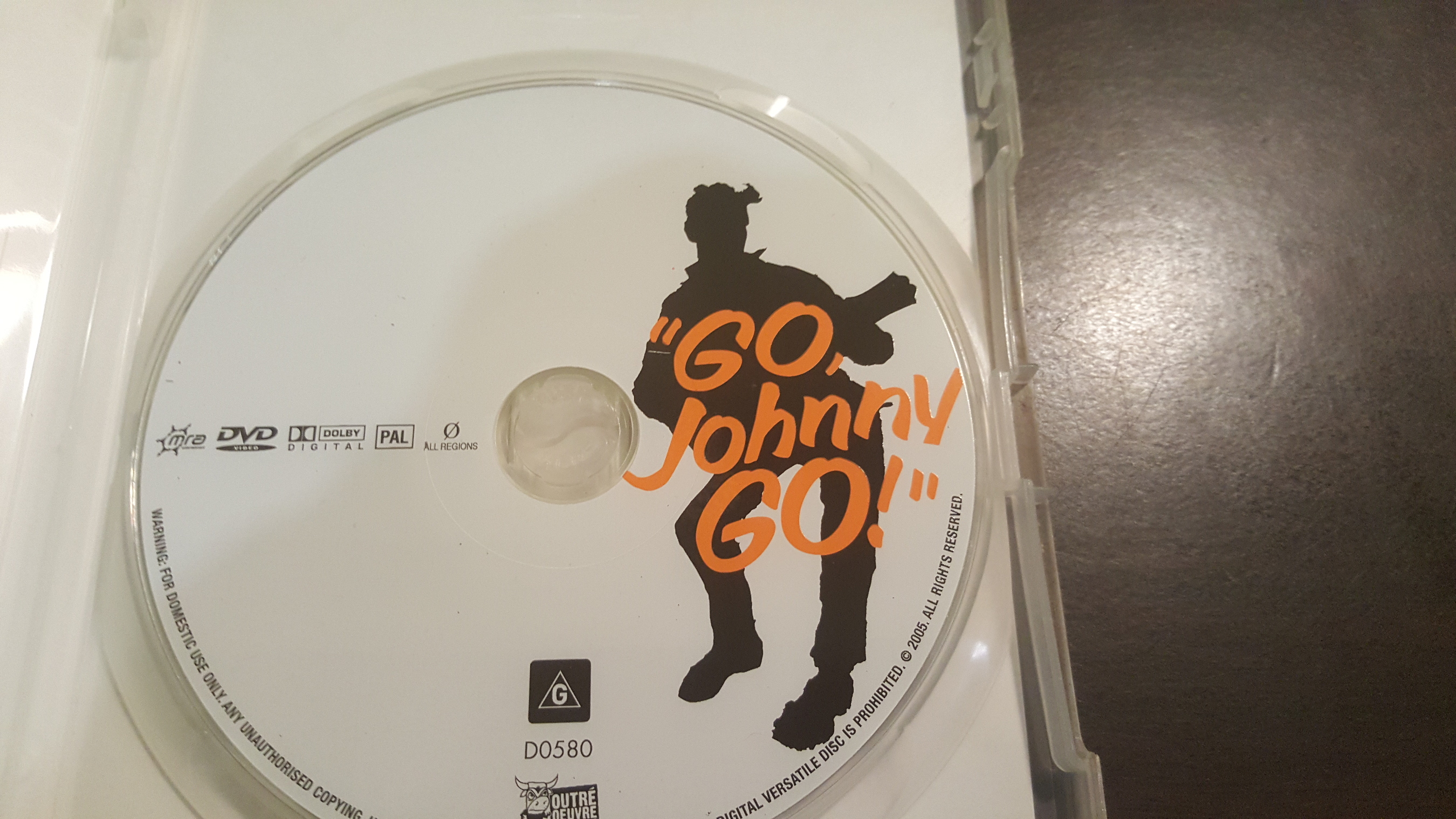 ALAN Freed Go Johnny Go DVD Movie 1959 Original Condition