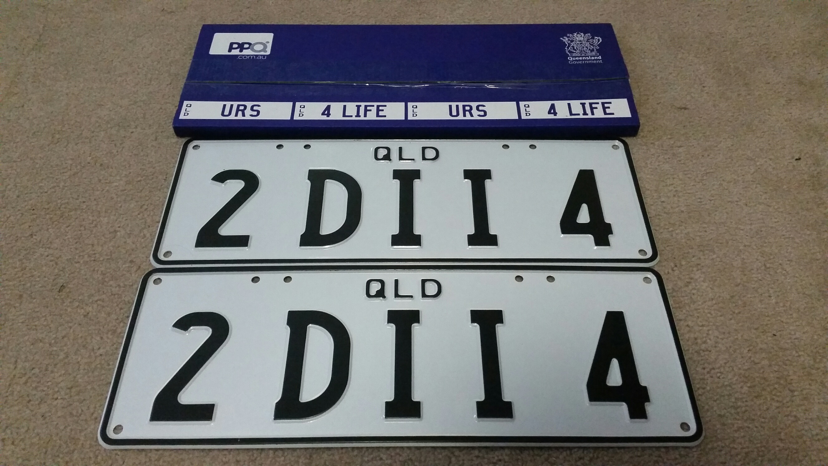 Custom Number Plates - 2dii4 - To Die For