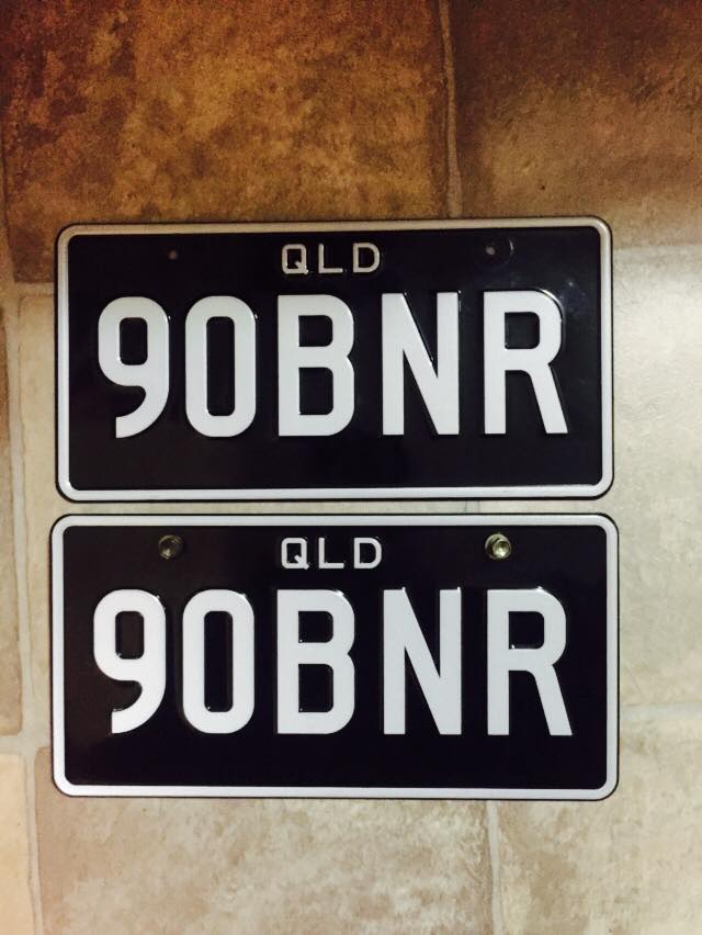 R32 GTR Plates - 90BNR / Gobnr - Never Used