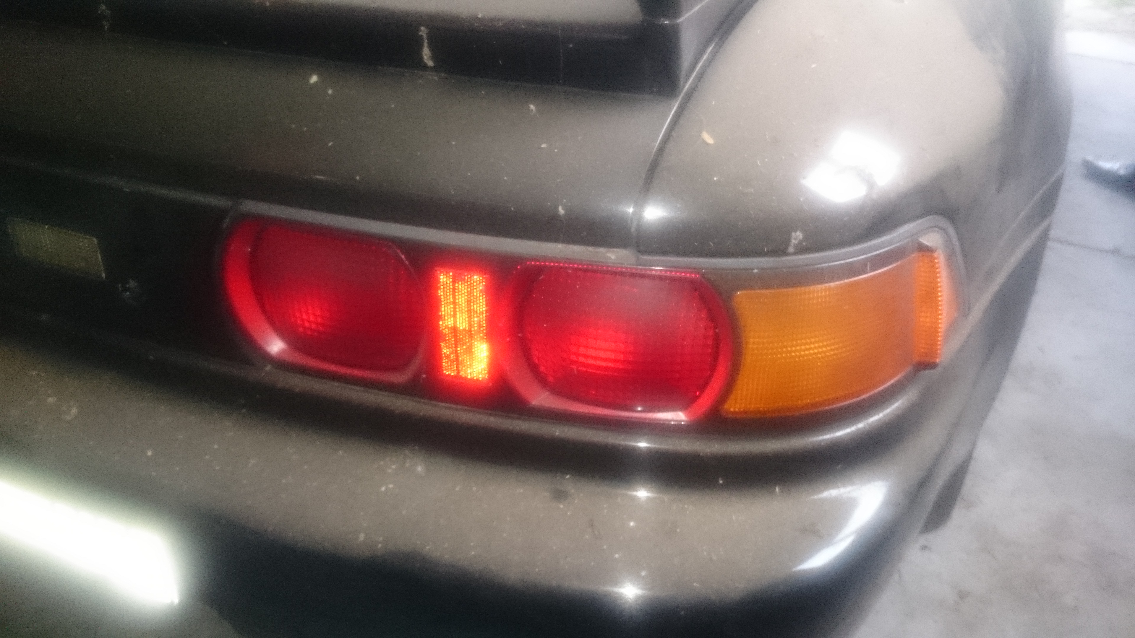 JDM Toyota MR2 SW20 Kouki OEM Red Round Taillights Tail Lights Lamps R