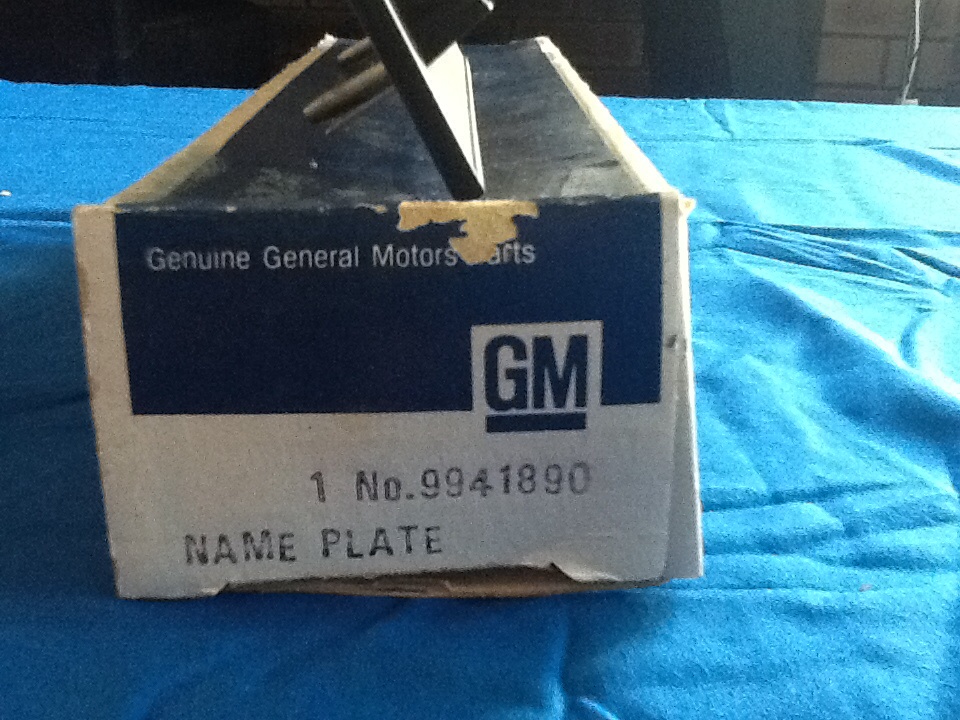 New Genuine Gemini- Isuzu Badge,still In Original Box