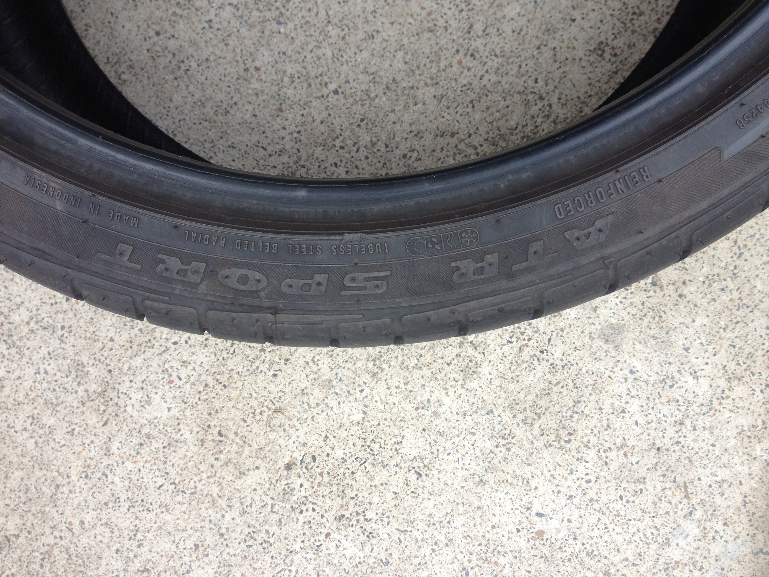 20 INCH Tyre 275/30/20 95% Tread