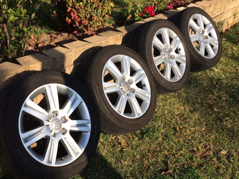 4 X Audi Wheels and Tyres 5x112