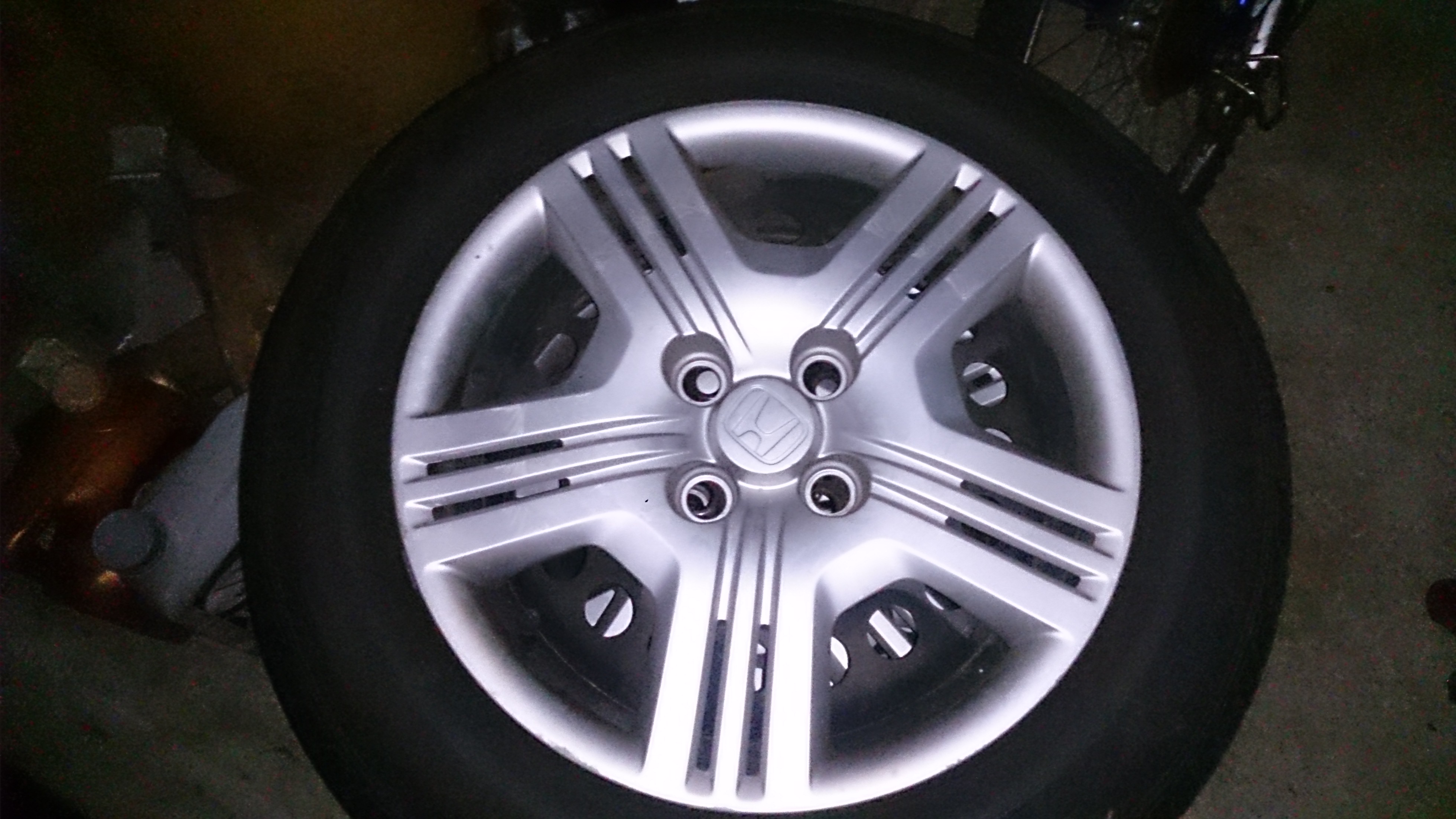 Honda jazz steel wheels sale #2