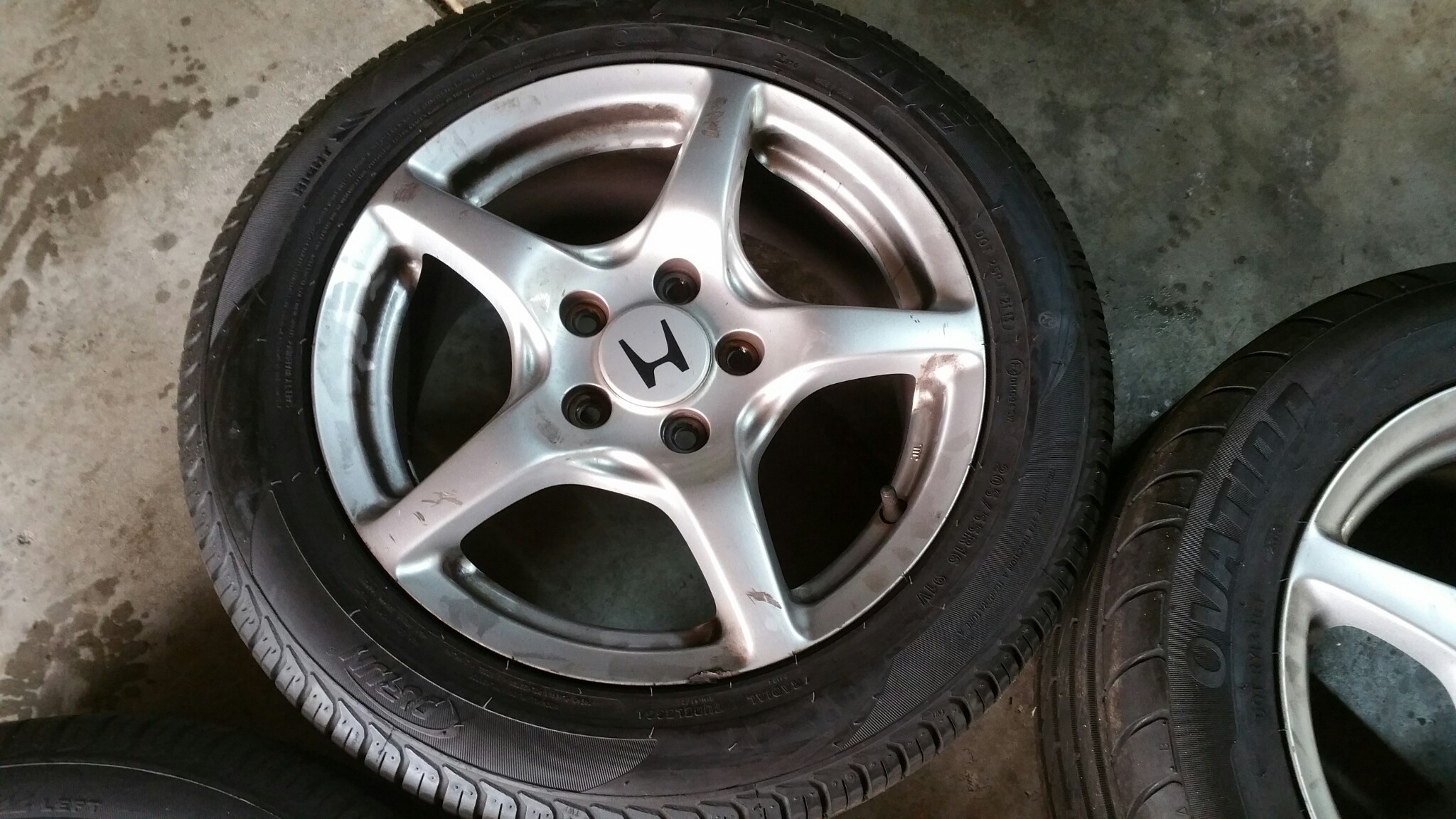 Honda s2000 rear tyres