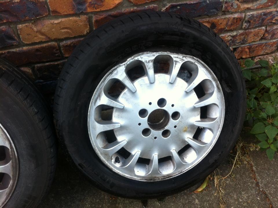 Used mercedes alloy wheels and tyres #2