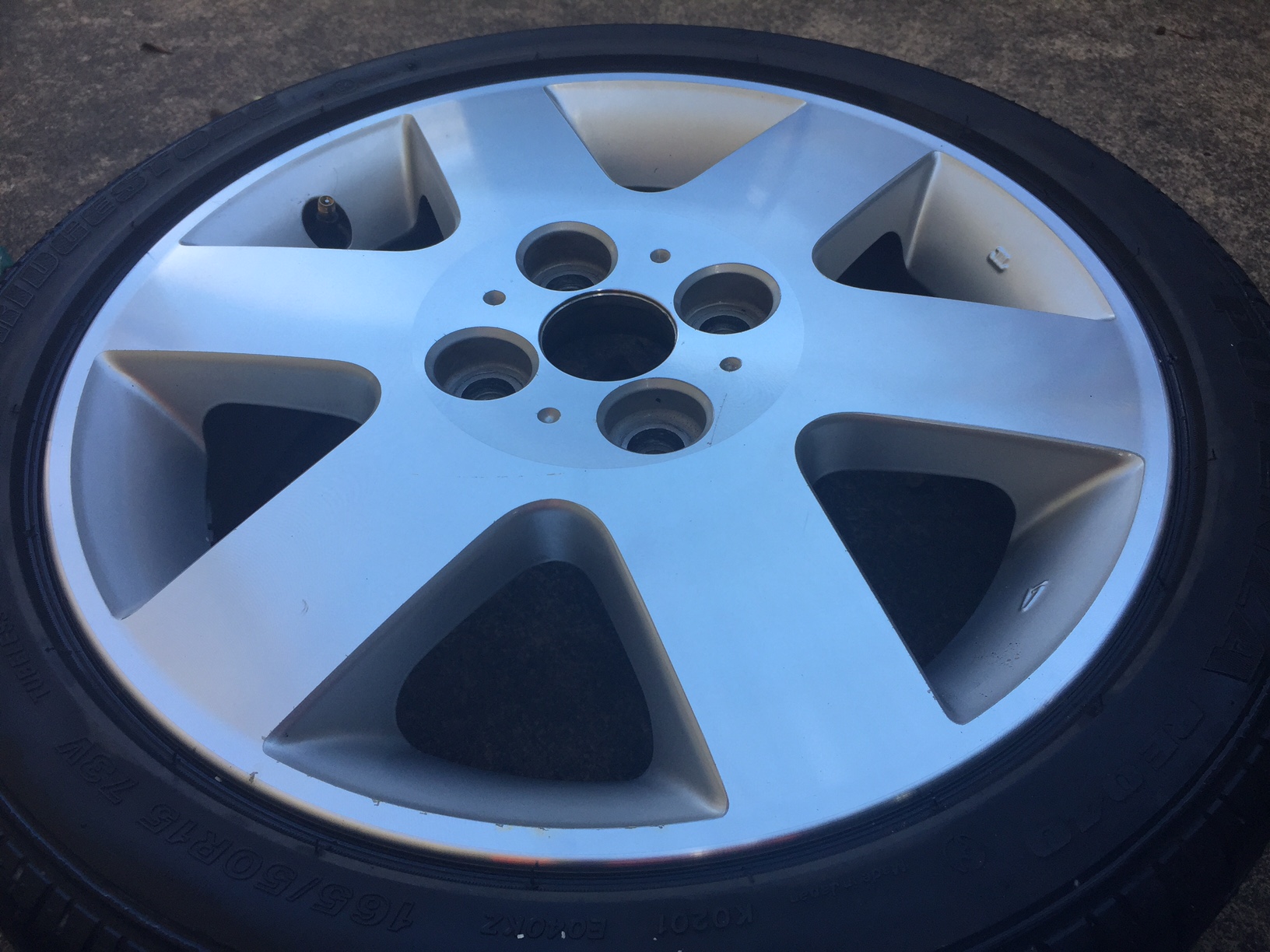 SET of 15x4.5 4x100 -45 Offset Wheels With Tyres - Off a Diahatsu