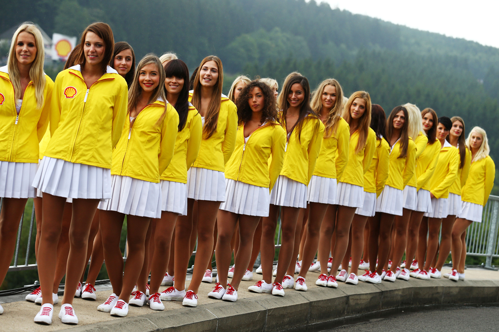 F1 Belgium Grid Girls 2013