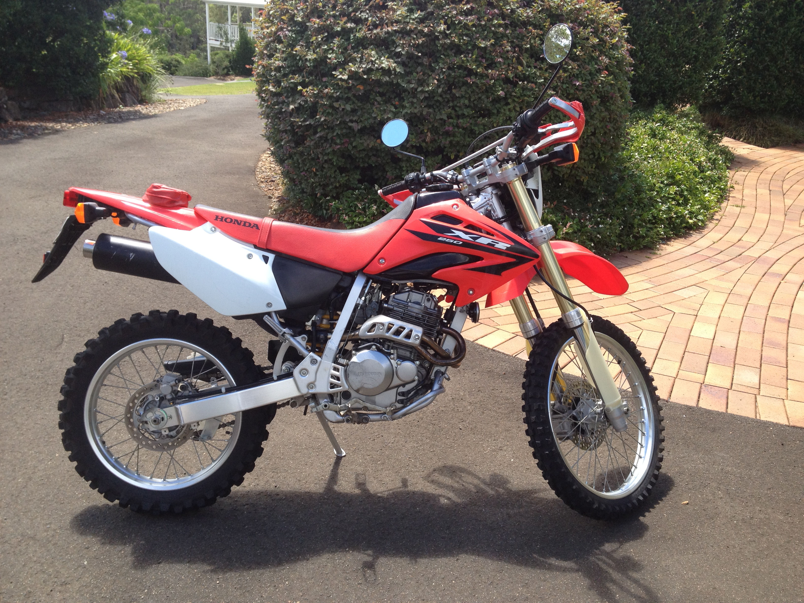 Honda XR 250 зима