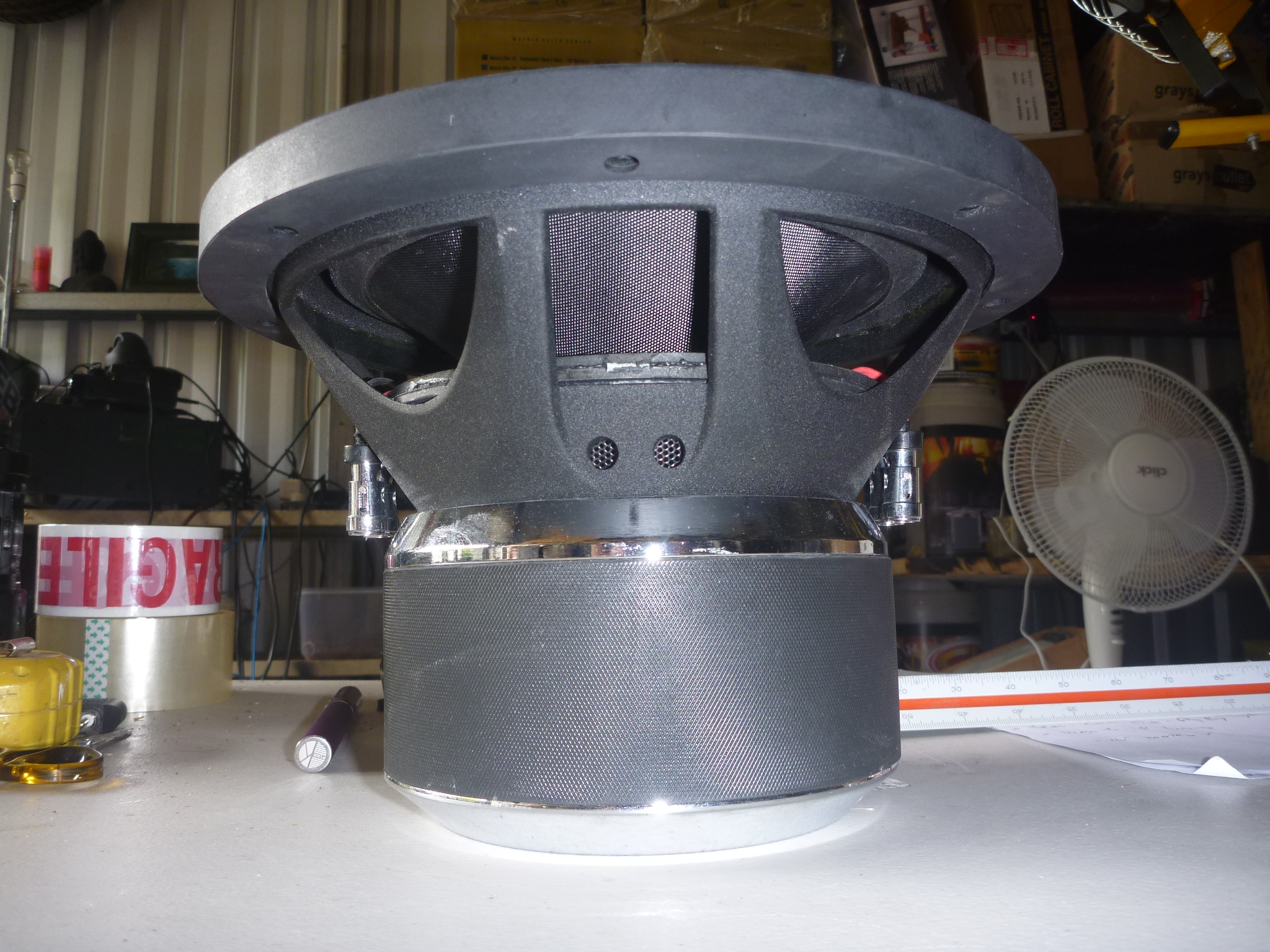 Oz audio 10 inch subwoofer top