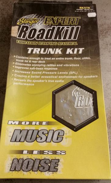 Stinger Expert Roadkill Trunk Kit Damping Material Rkxtk