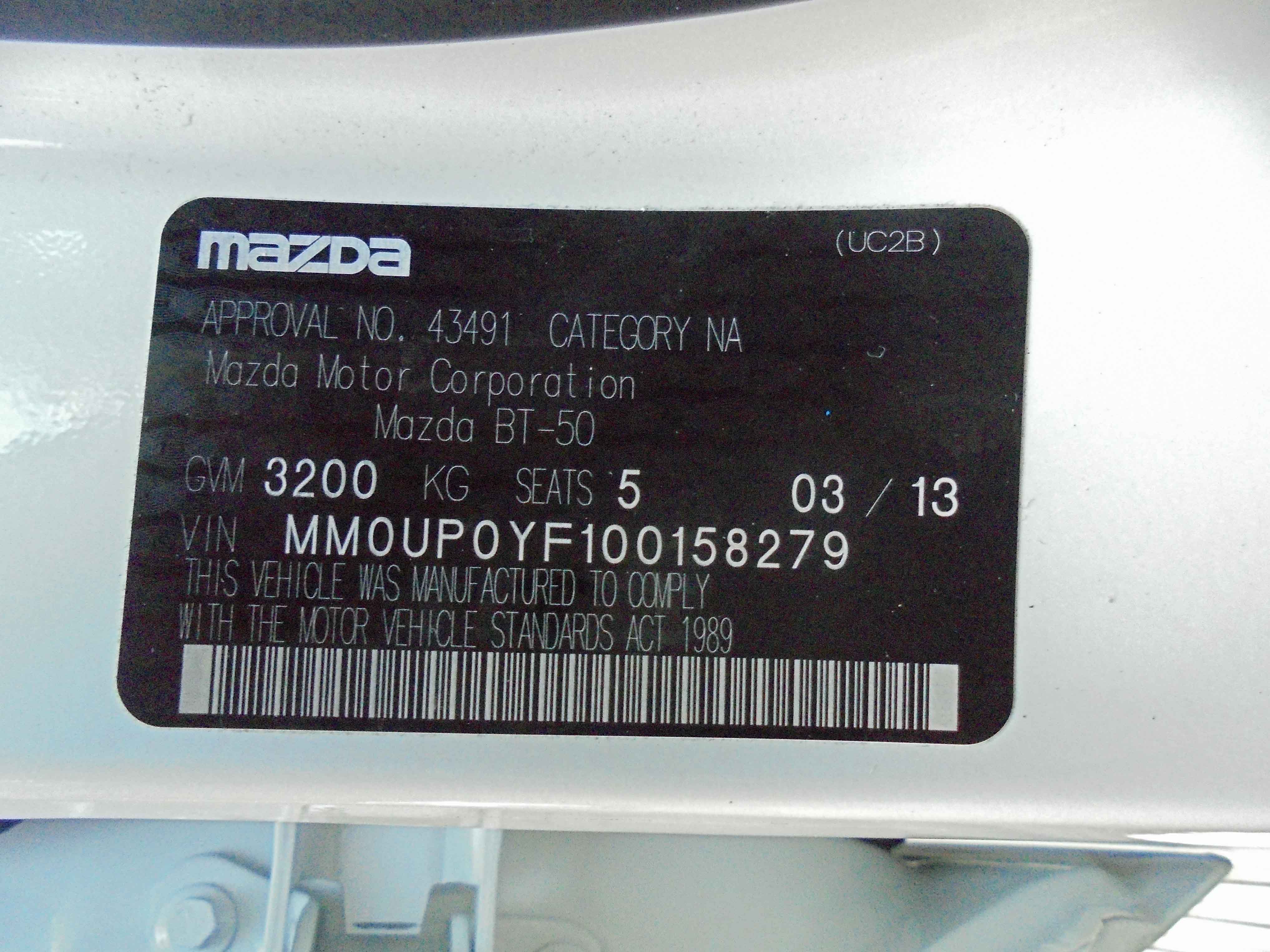 2013 Mazda BT-50