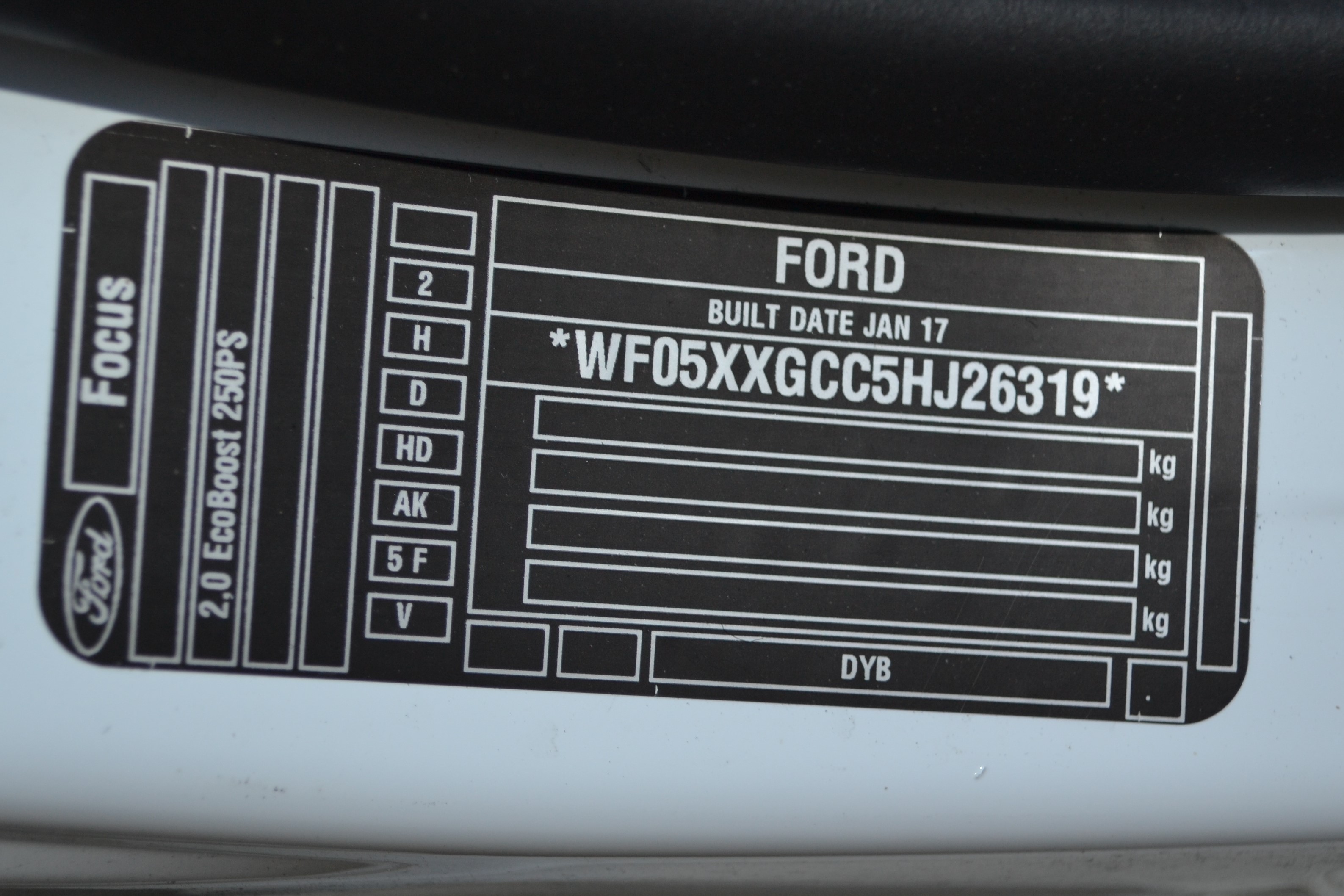 2017 Ford Focus ST LW MK2