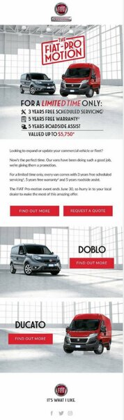 2016 Fiat Doblo Low ROOF LWB 263 Series 1