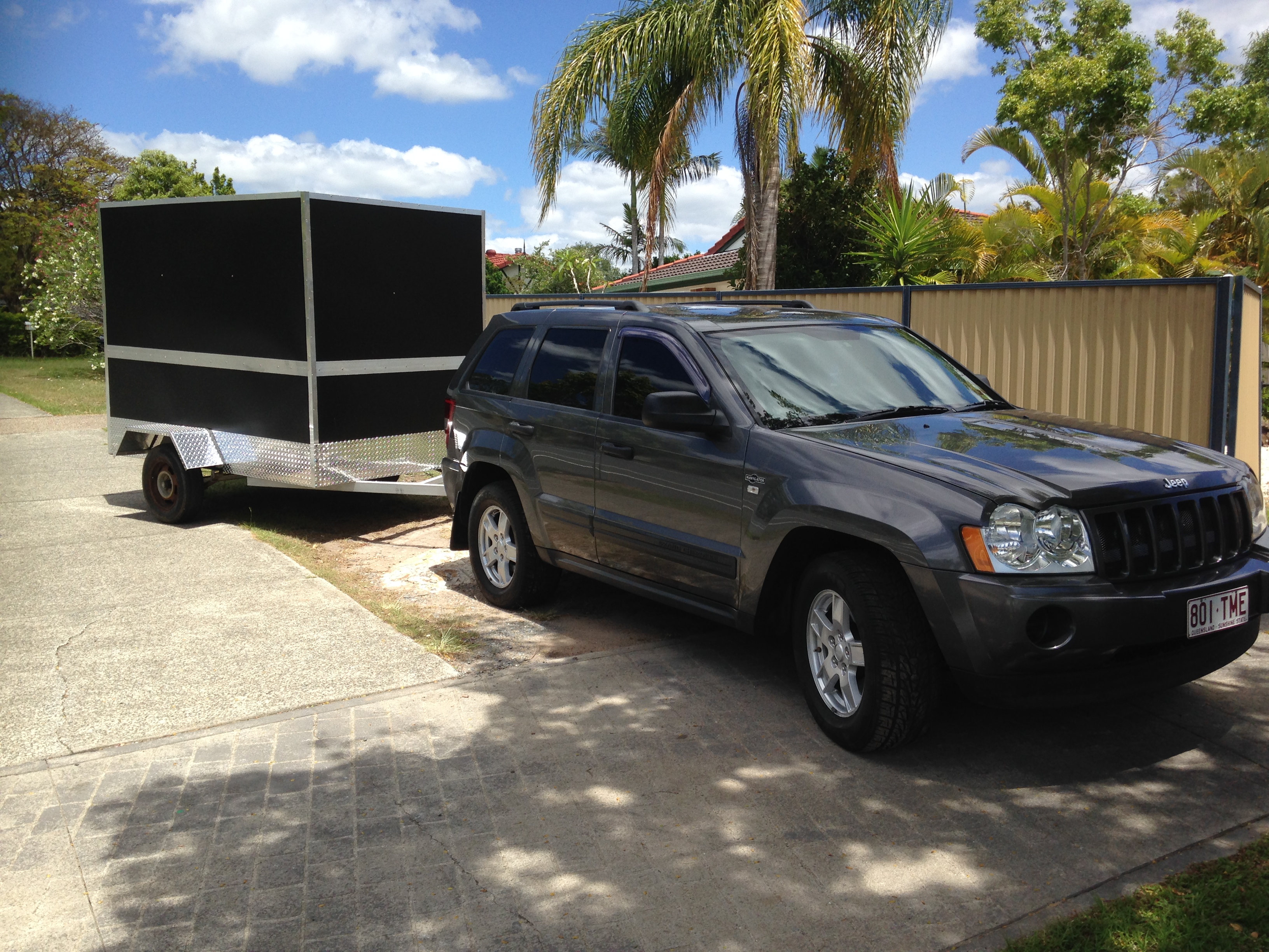 Fully Enclosed Braked Trailer Box CAGE Furniture Pantech Go KART