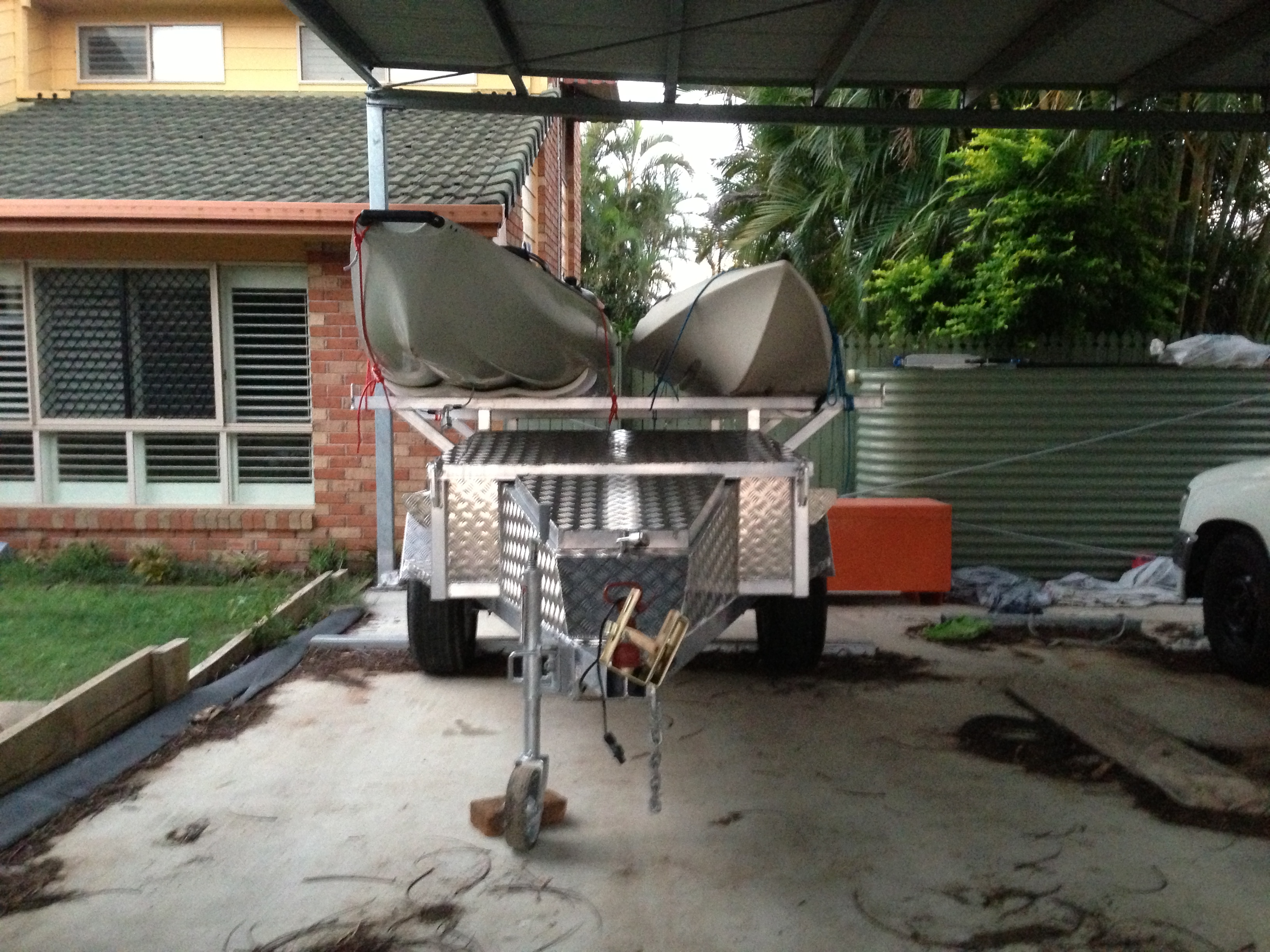 Full Custom Kayak/camping Alloy Trailer 6 X 4