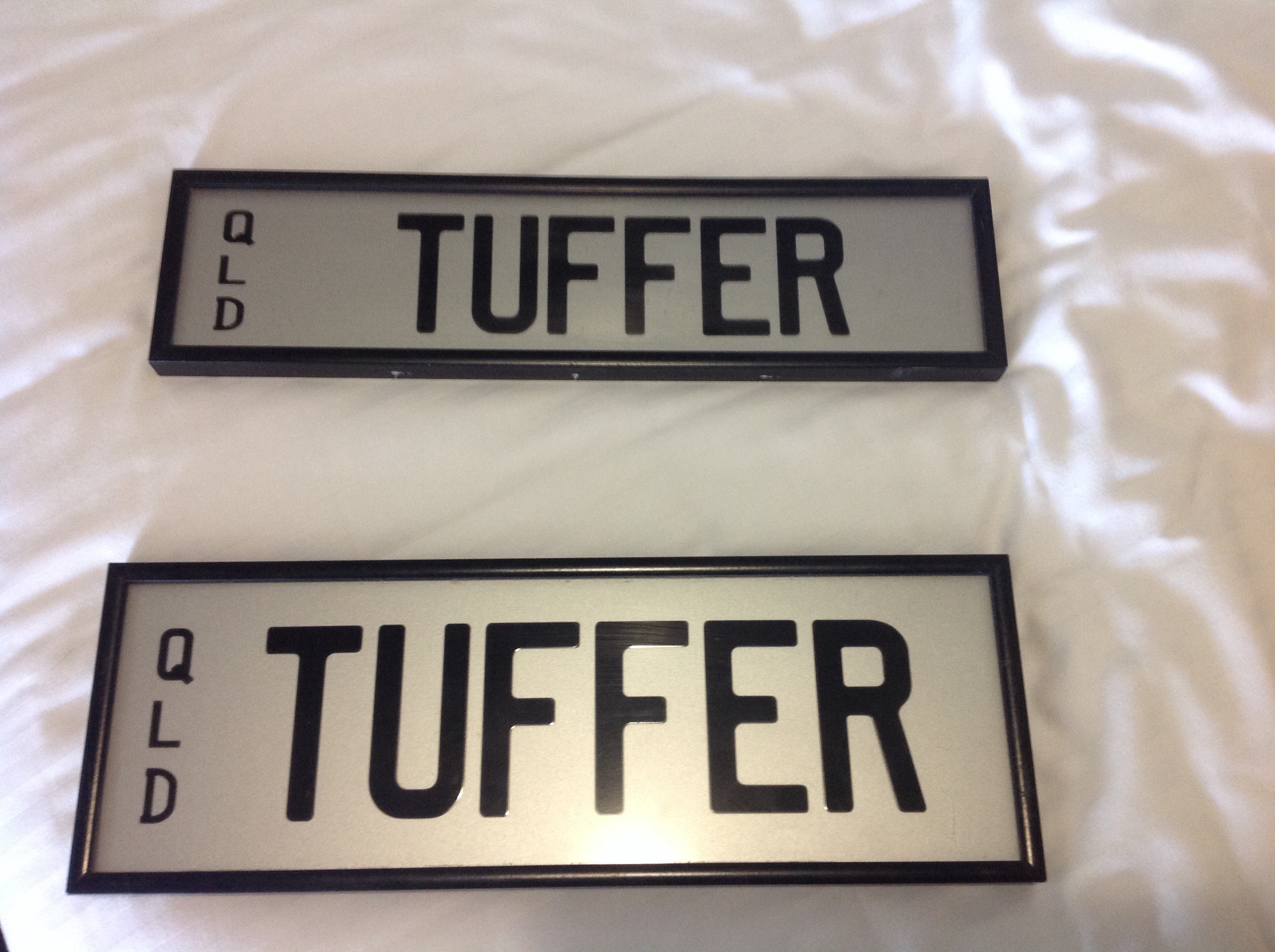 Tuffer QLD Prestige Plates