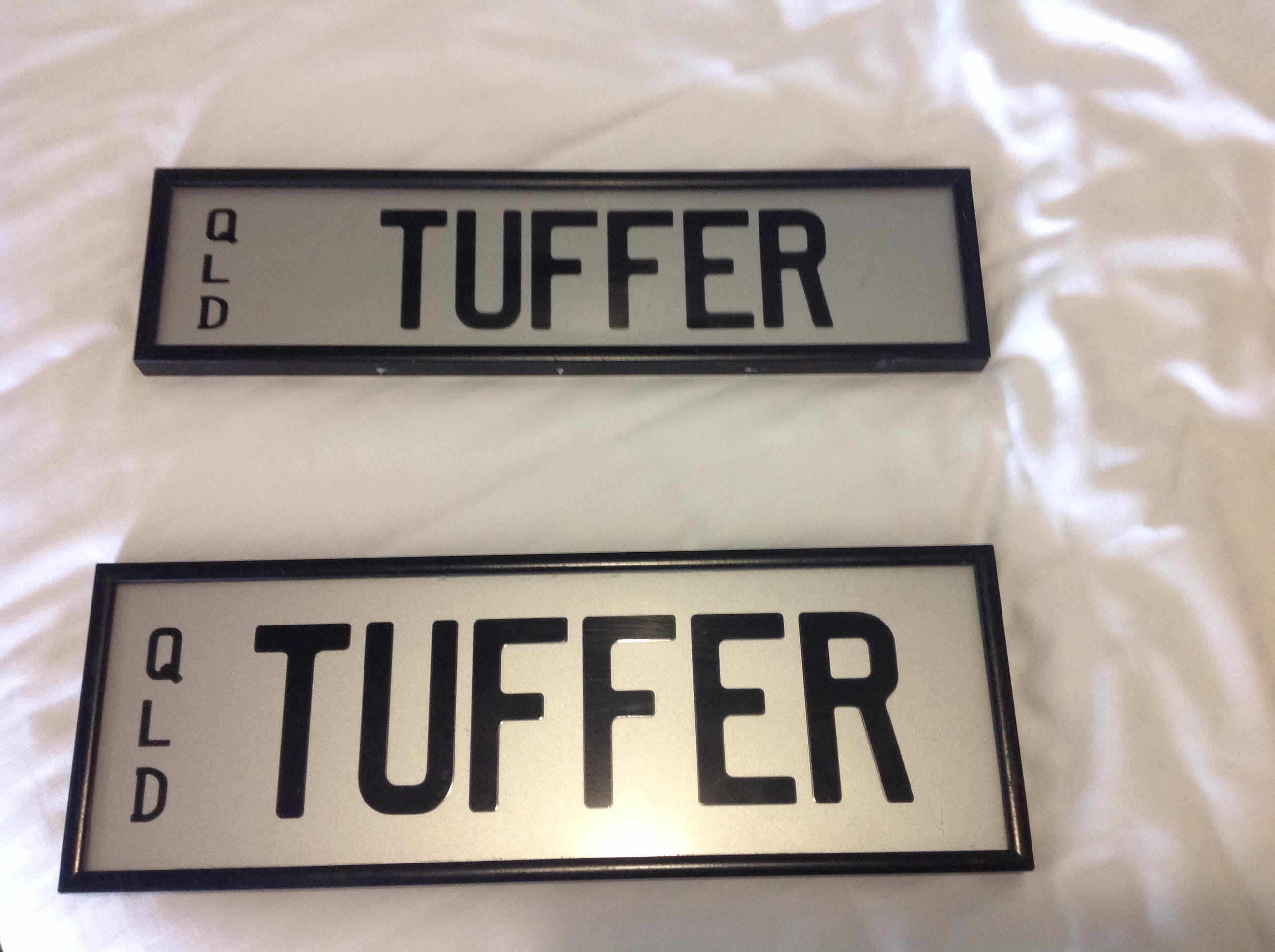 Tuffer QLD Prestige Plates