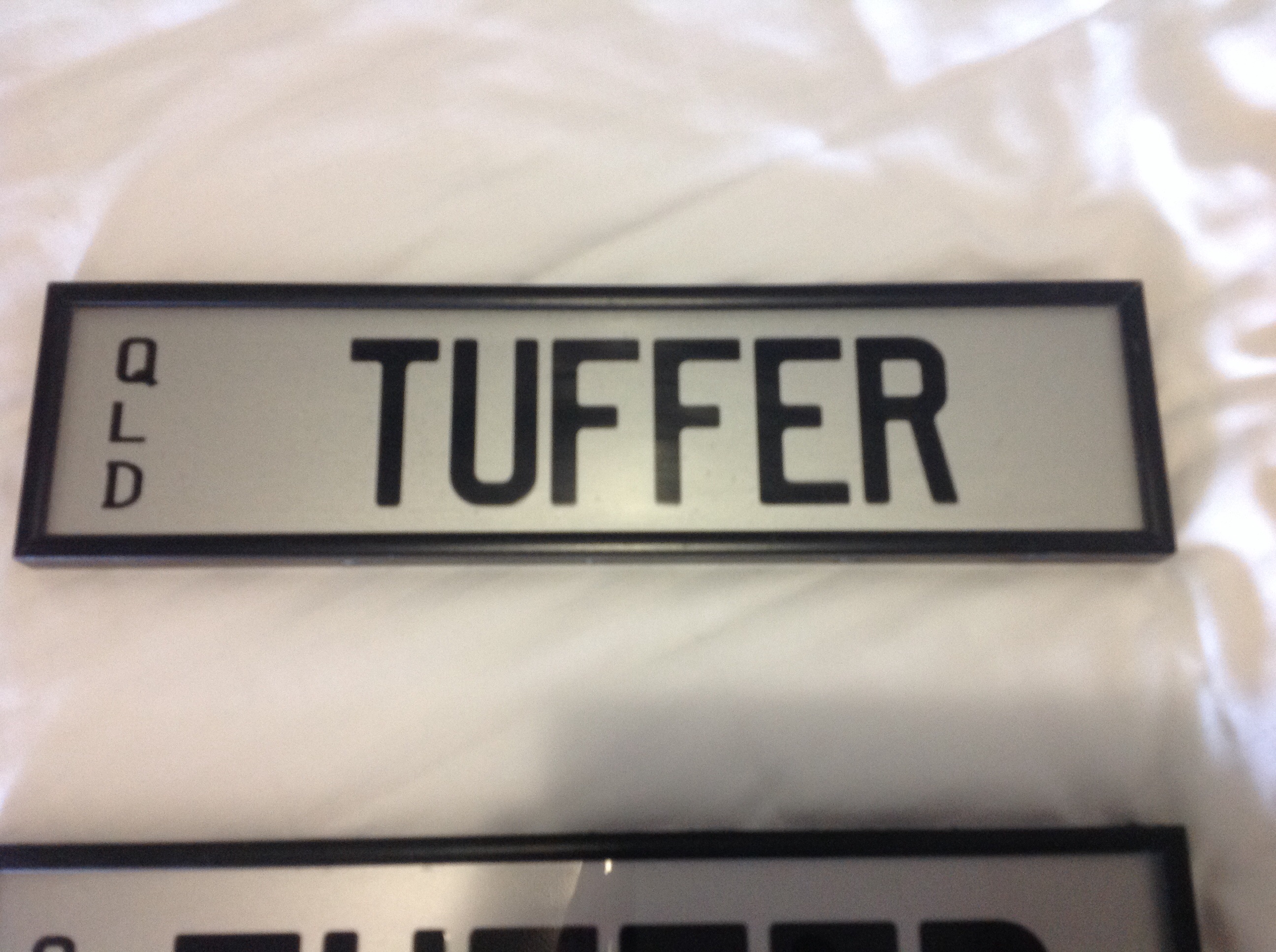 Tuffer QLD Prestige Plates