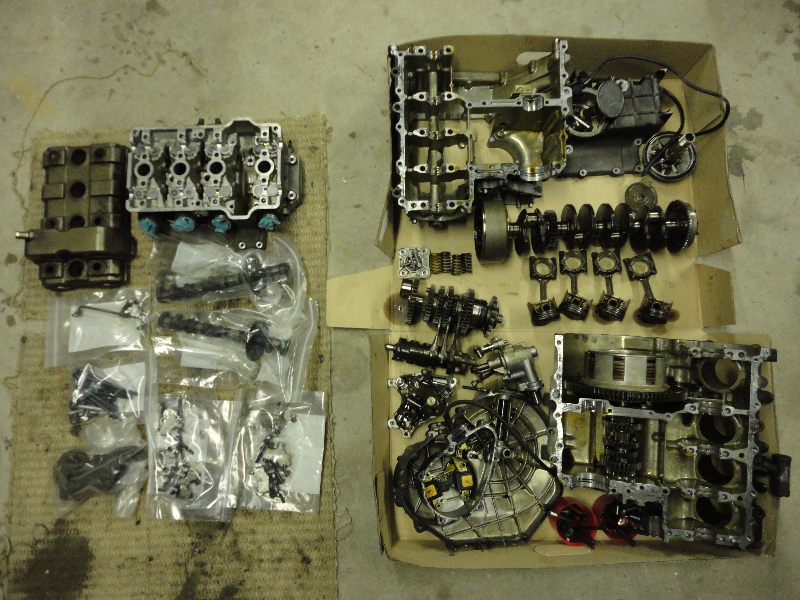 Wrecking Honda MC22 CBR250RR