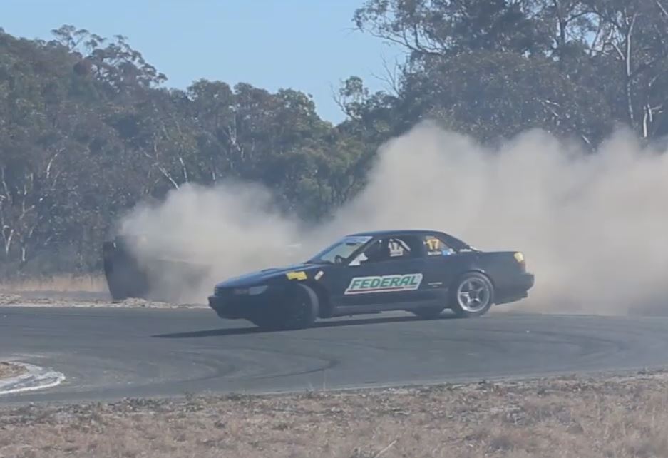 Video - V8 Ke70 Extreme Angle Drift Incident