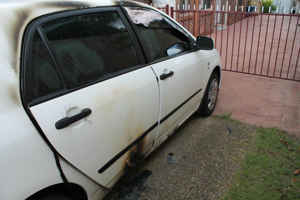 Teenagers Fire Bombing Cars