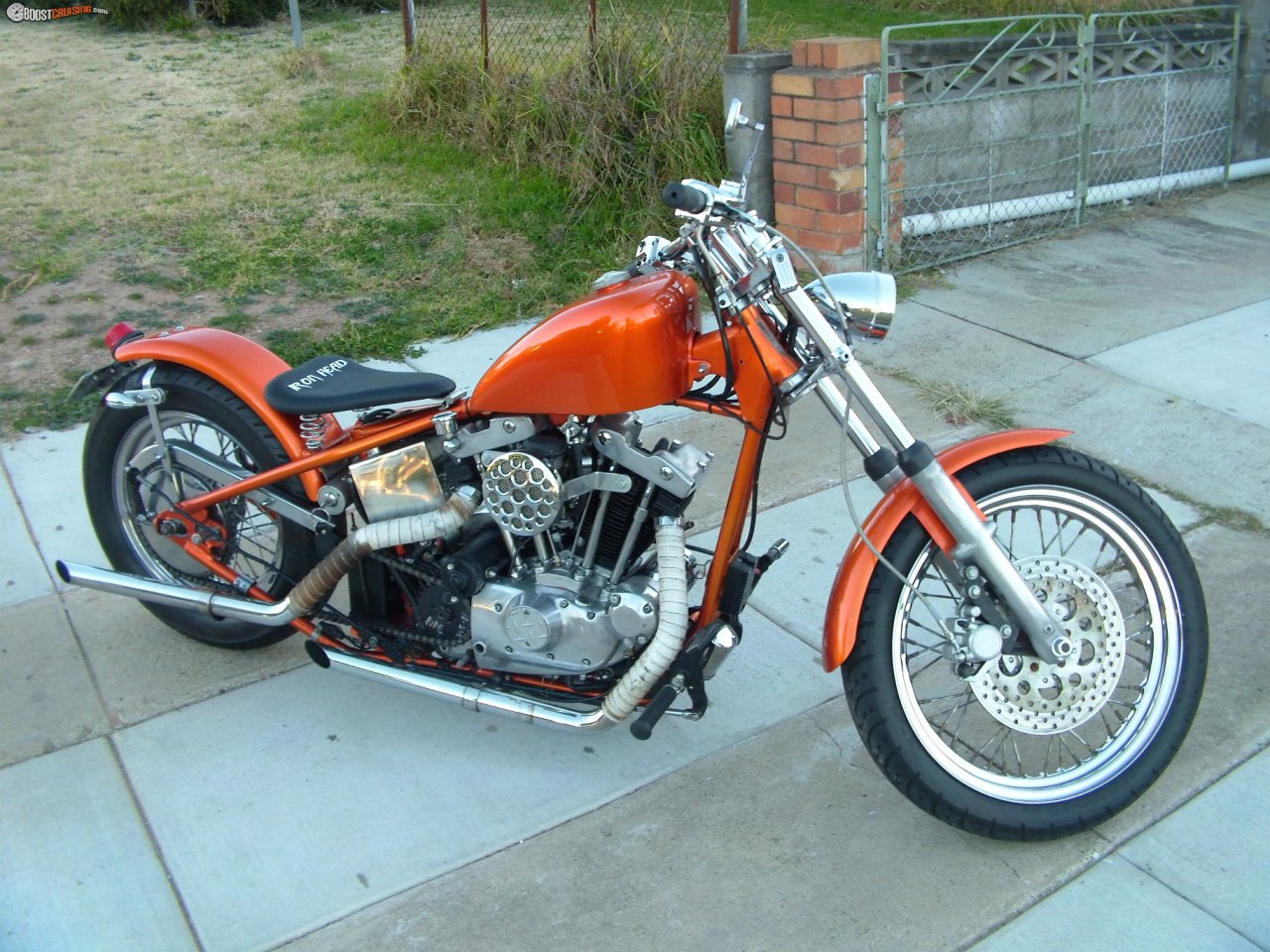 1979 Harley Davidson Custom Iron Head Sportster BoostCruising