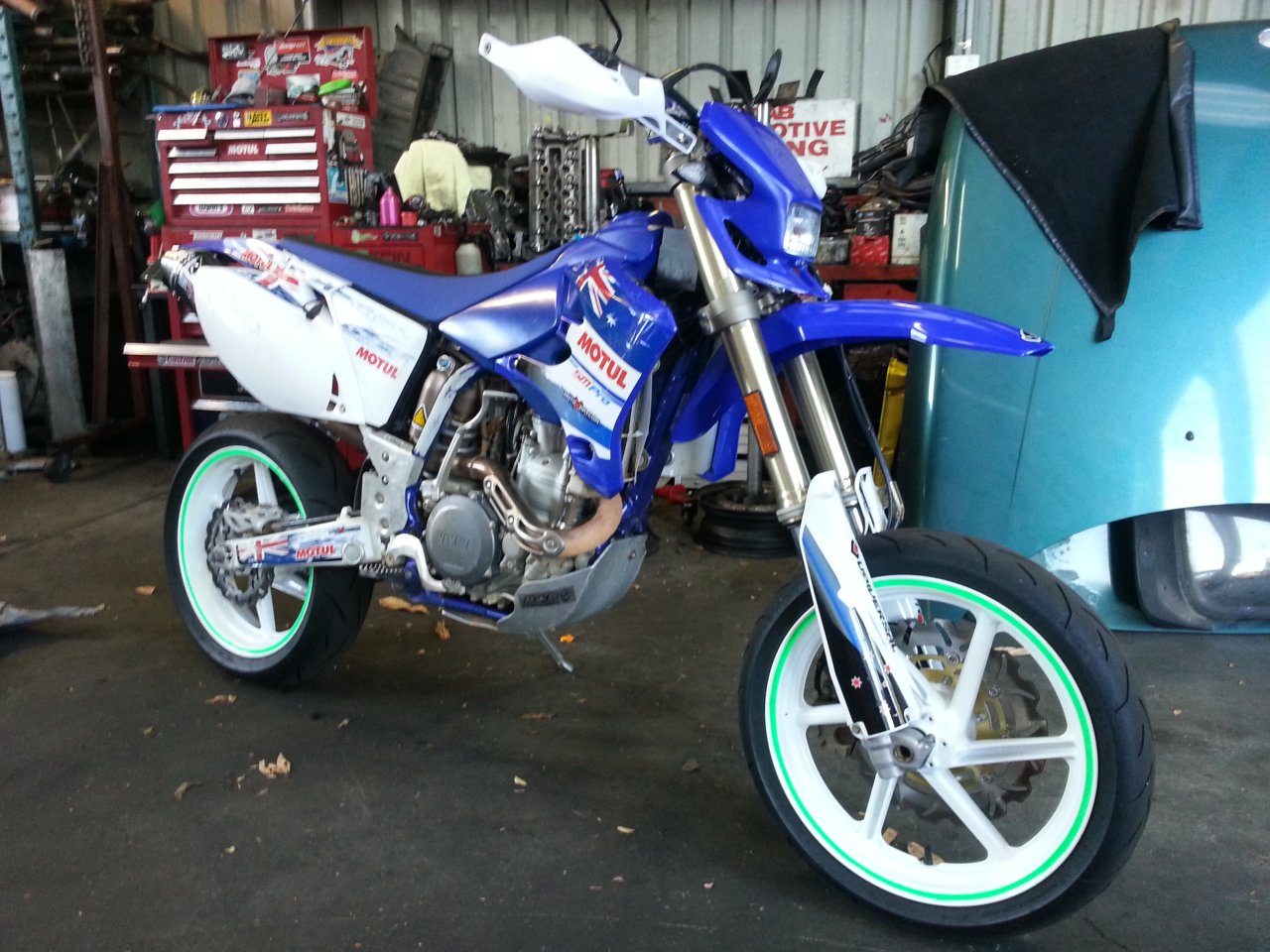 Yamaha WR 450 мотард