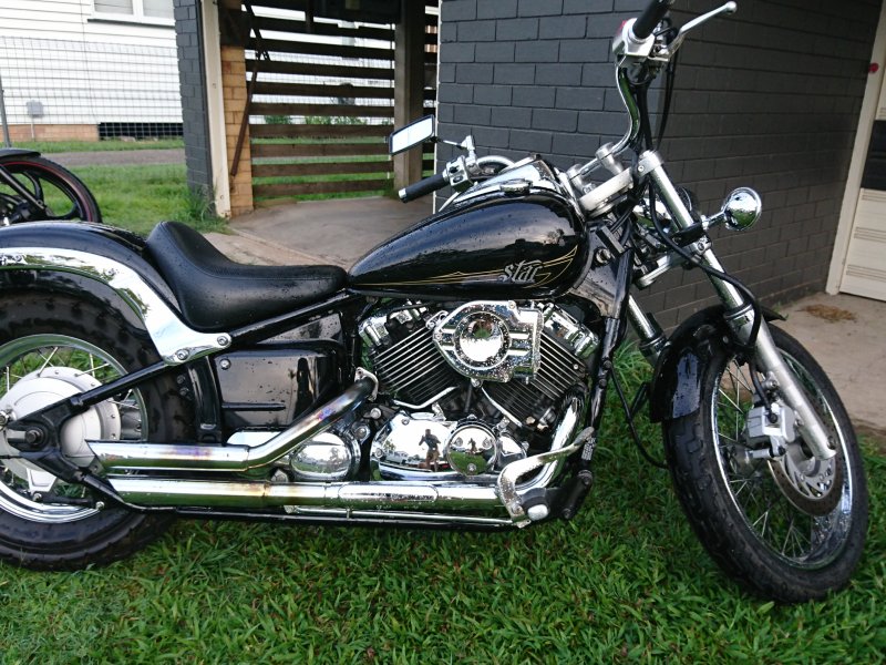 Yamaha XVS 650 доп свет