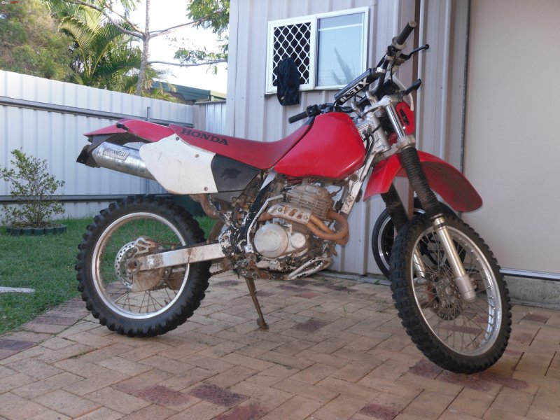 Honda XR 250 зима