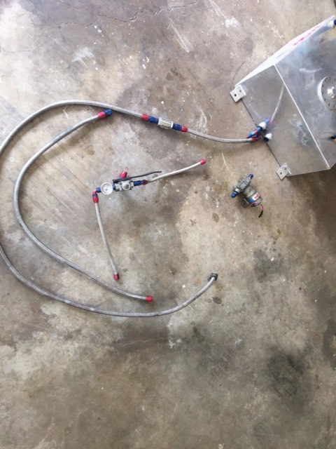 Fuel System, Holley, Braided Lines, Fuel CELL