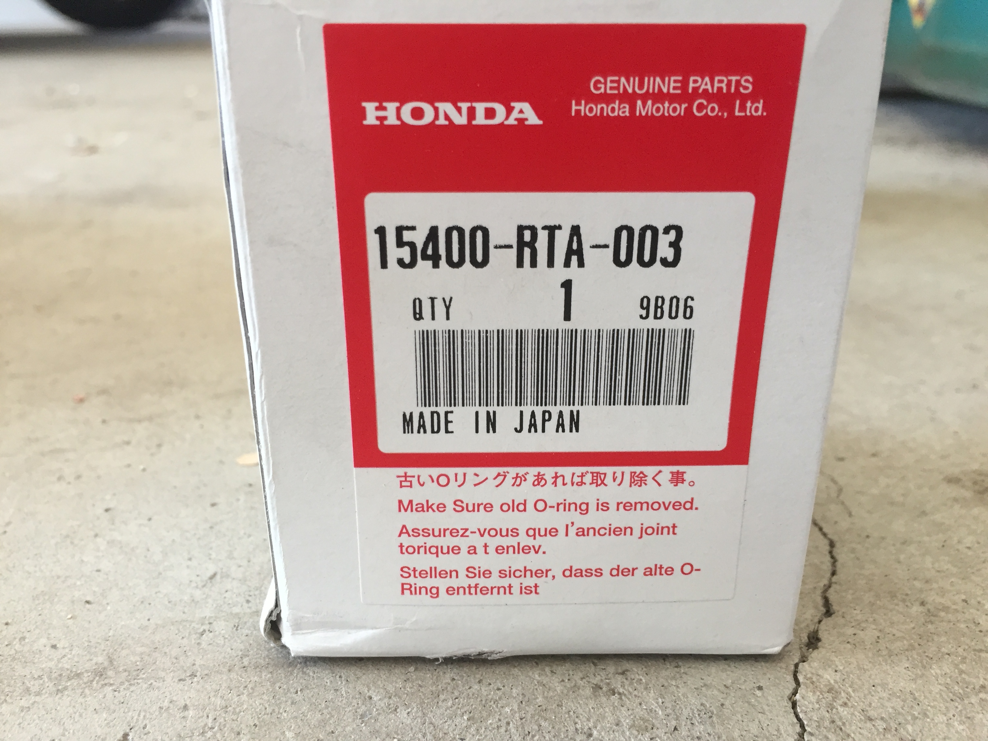 Genuine Honda OEM Service Parts