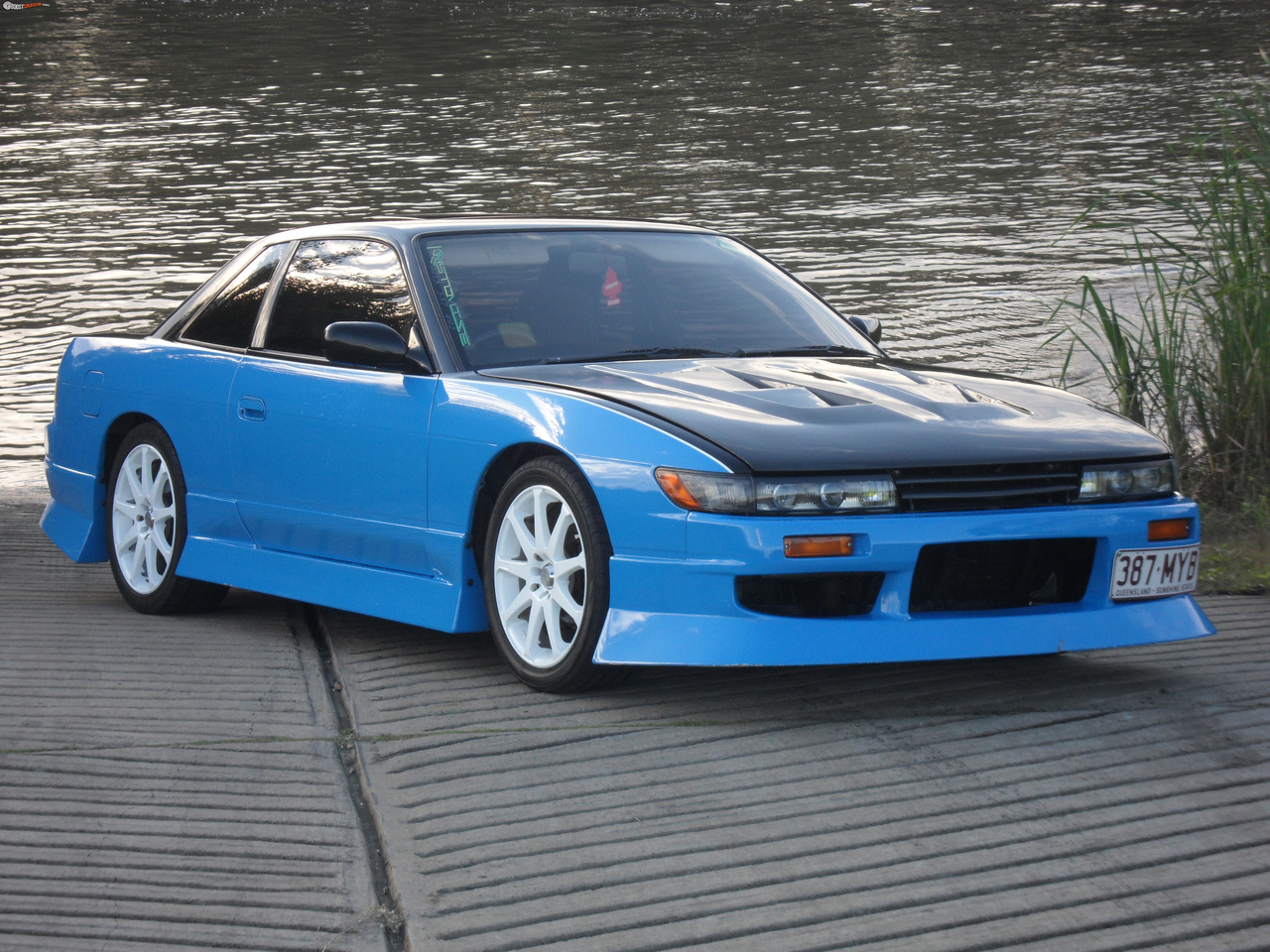 1990 Nissan Silvia S13.