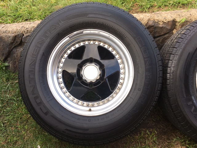 16X8 JAP 3 Piece Rims +New Tyres - 6x139 Hilux Ranger Triton BT50