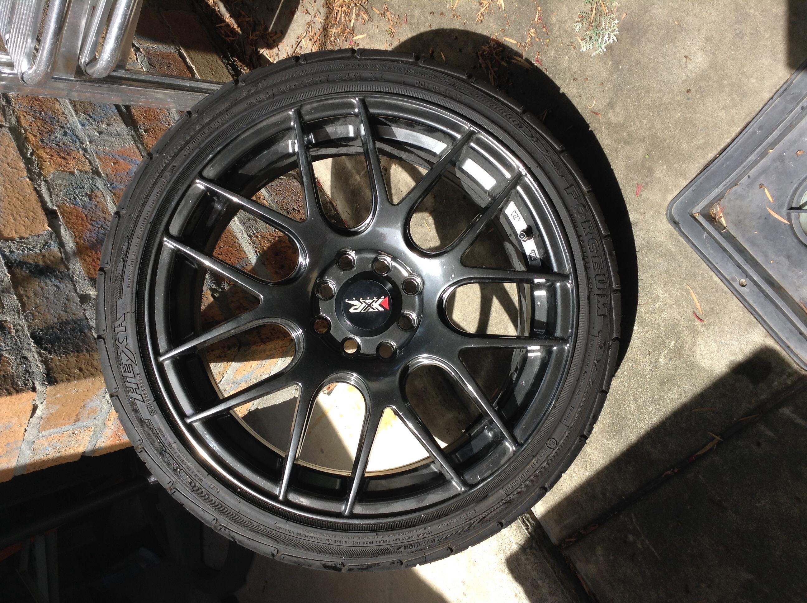 17ICH 4 Stud Multi Stud Black Rims Wheels Tyres QLD Gold Coast 2574837