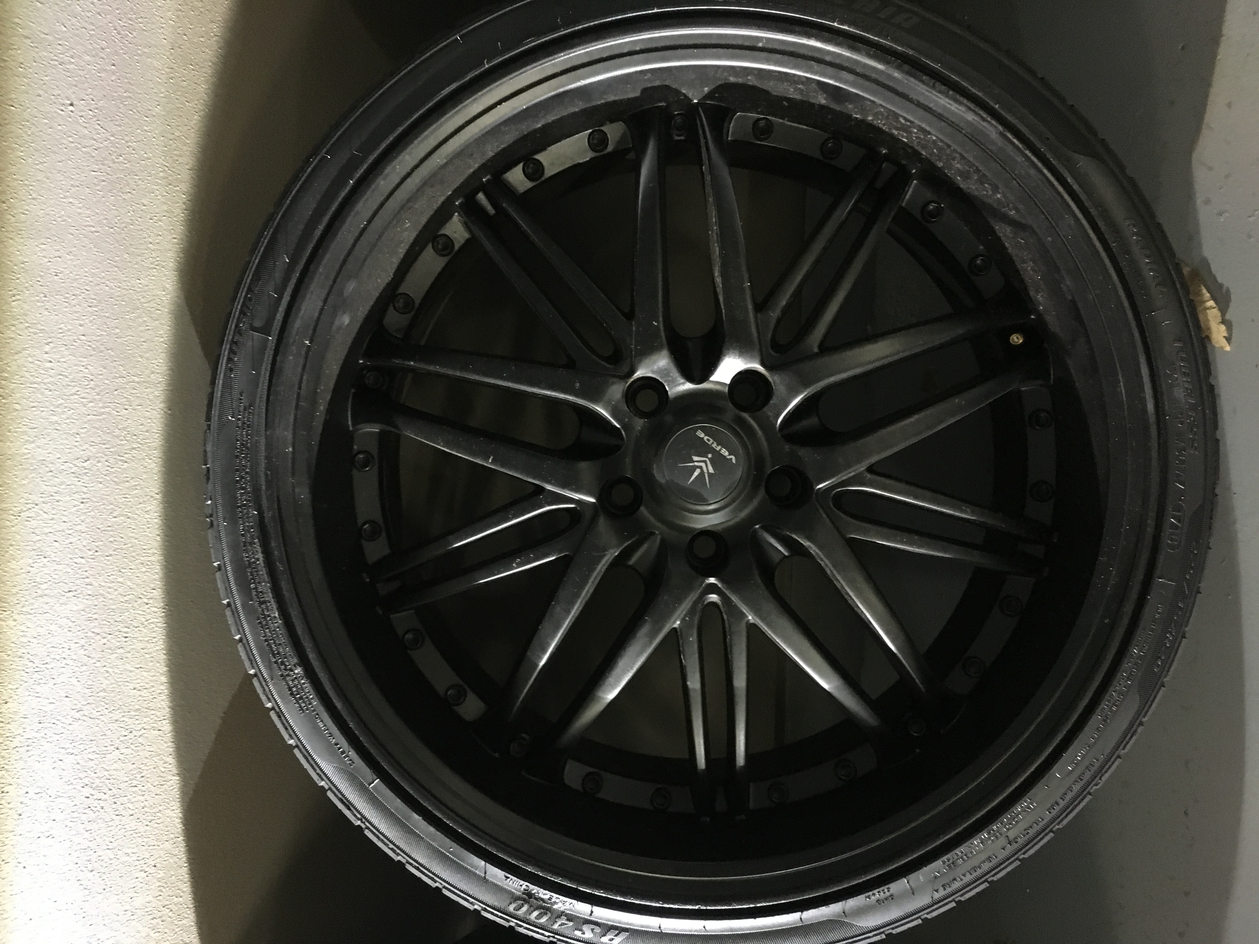 20' INCH Black Vertini Wheels