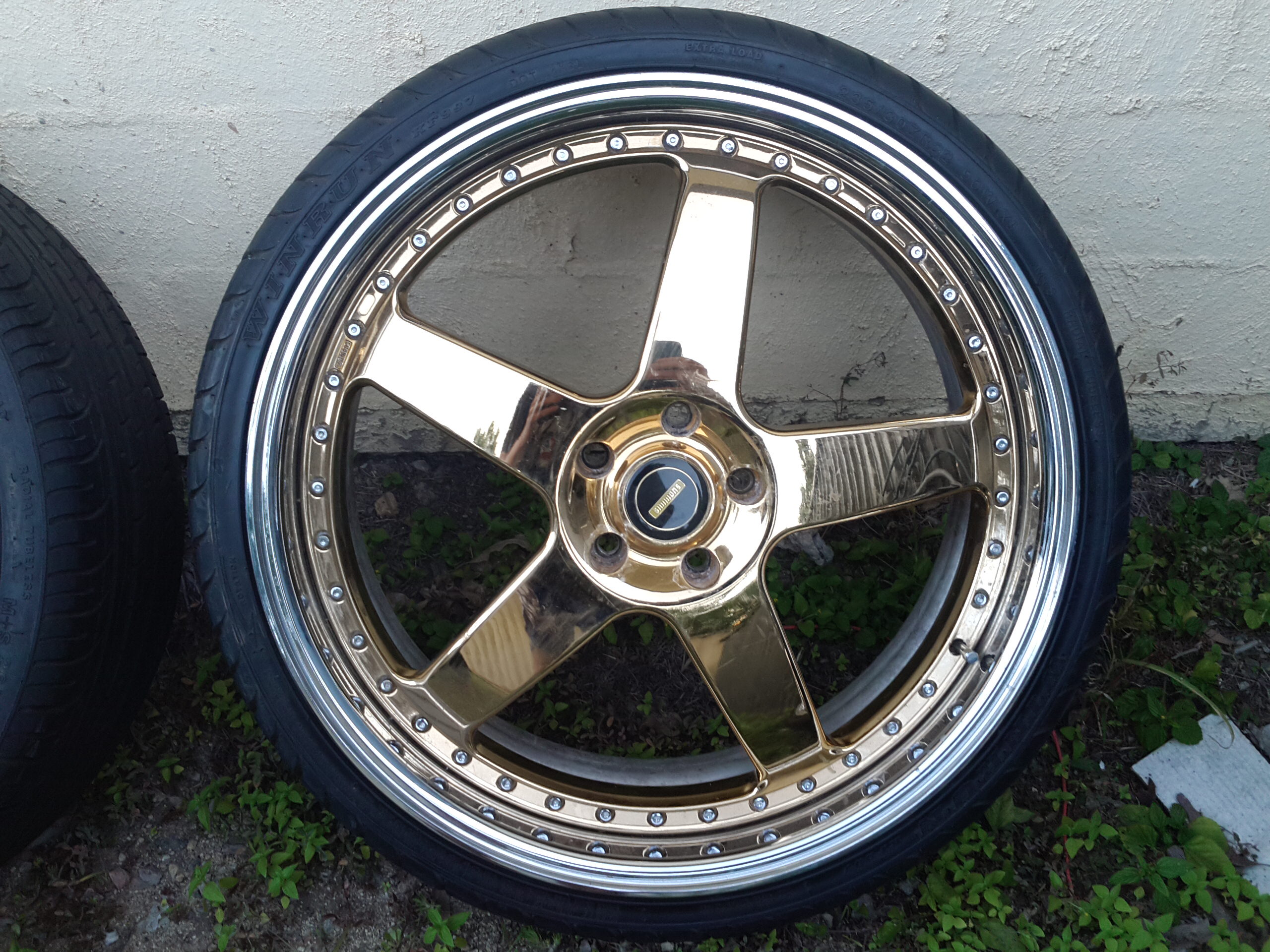 24CT Gold Plated 22IN Rims