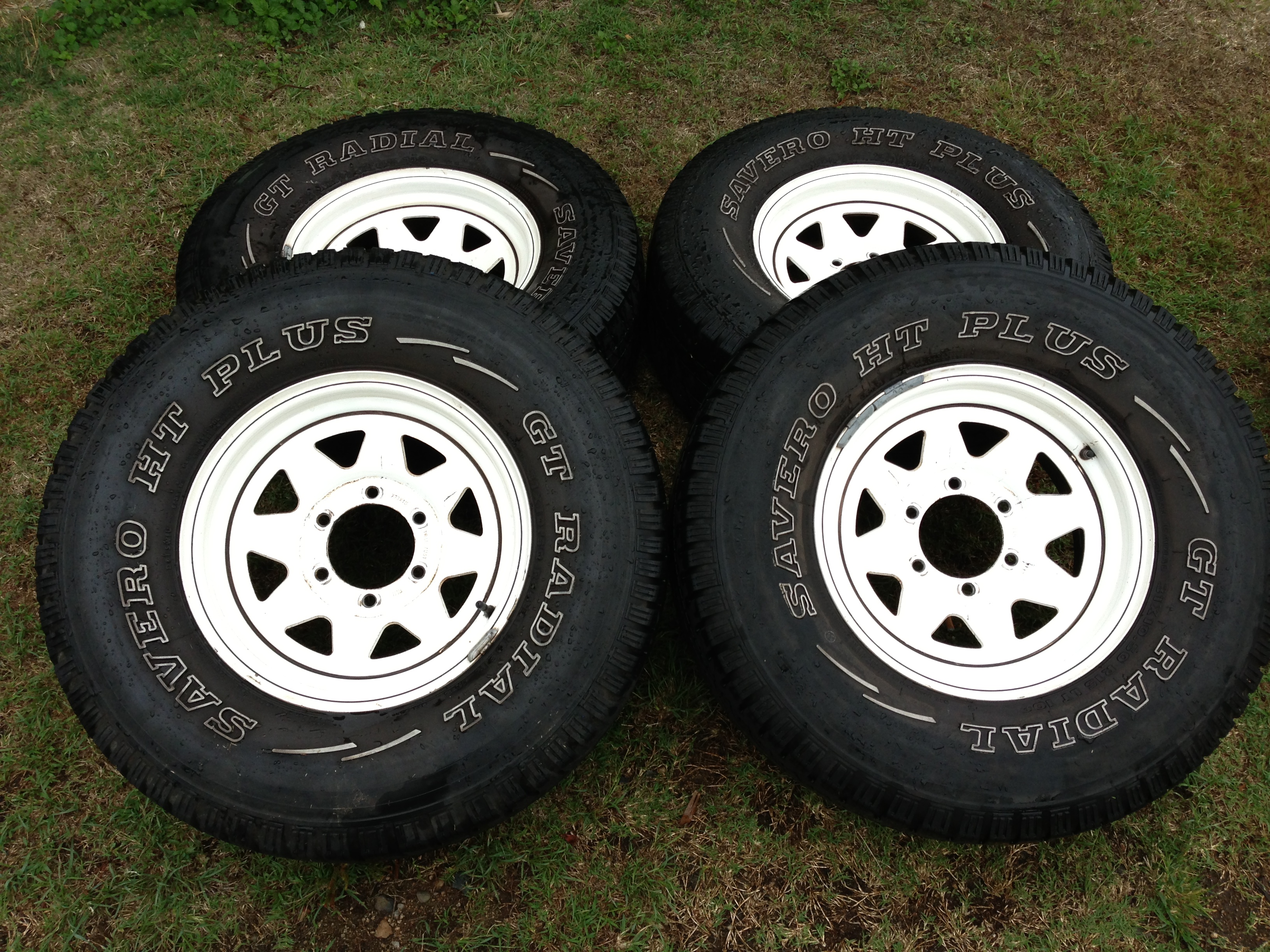 5X ROH TRAK AUST 7jjx15 Alloy Wheels (White)
