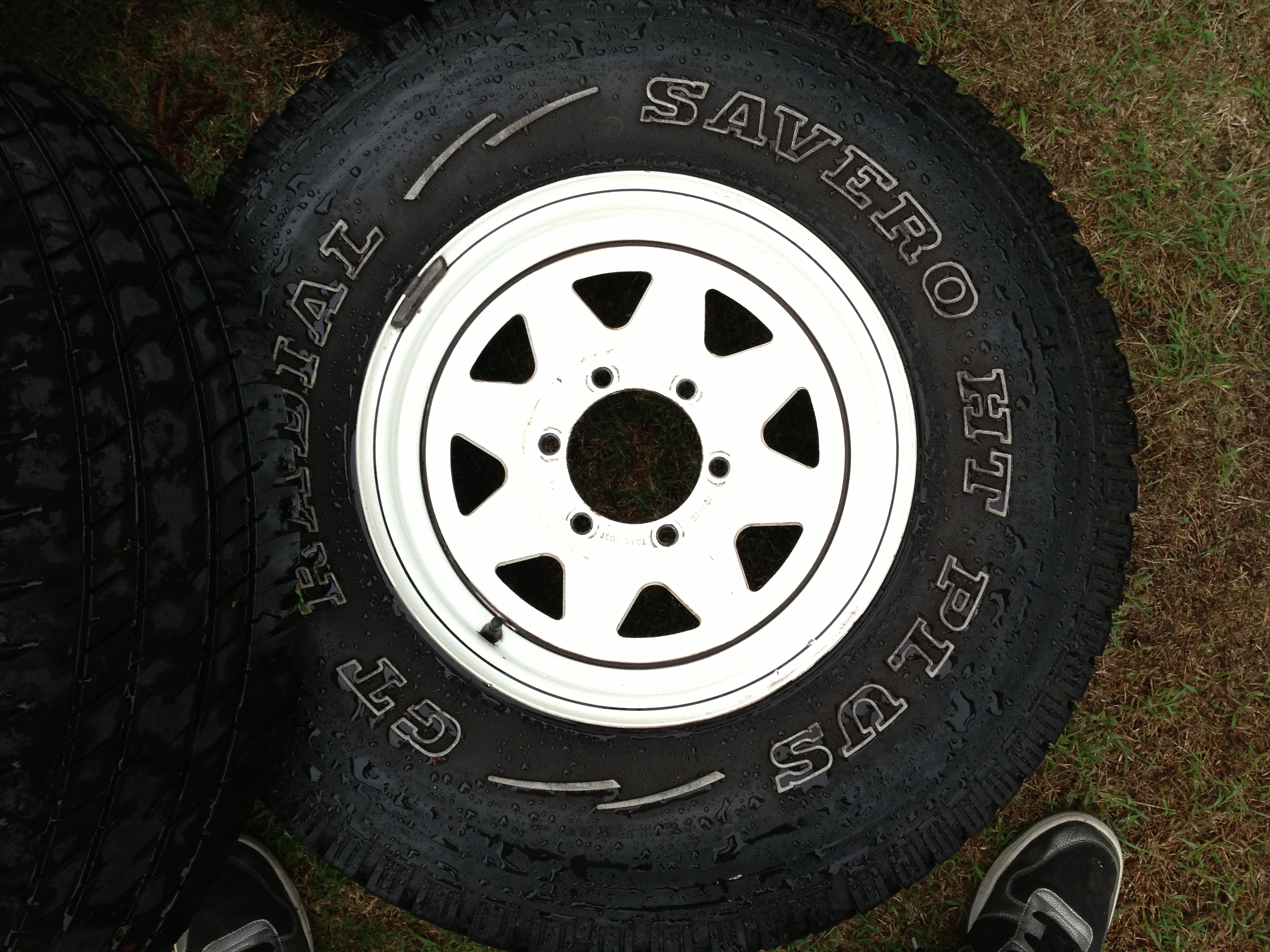 5X ROH TRAK AUST 7jjx15 Alloy Wheels (White)